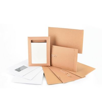 120 гг Kraft Paper Pocket Style Gusset Envelope для удобства экспресс-опаковки