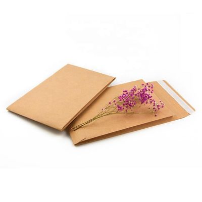 Экспресс упаковка Kraft Paper V Bottom Gusset Seam Переработанные конверты для доставки