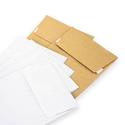 Экспресс упаковка Kraft Paper V Bottom Gusset Seam Переработанные конверты для доставки