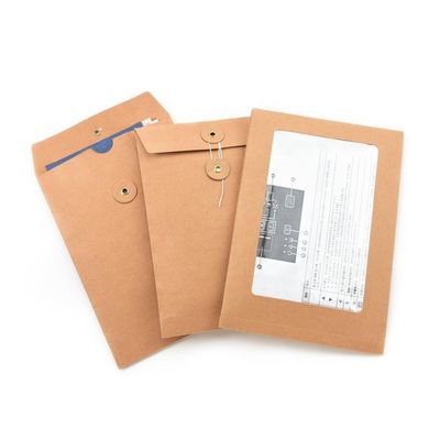 Экспресс упаковка Kraft Paper V Bottom Gusset Seam Переработанные конверты для доставки