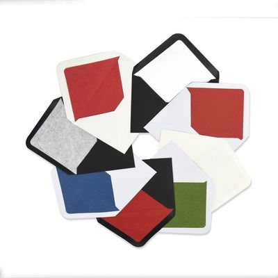 Титульный стиль 120 грамм Бумажный конверт с тканевой подкладкой и специальной тканевой бумагой