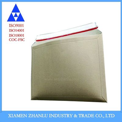 Bboard Envelope Book Mailer Brown Kraft Board для рынка белой облицованной карточки