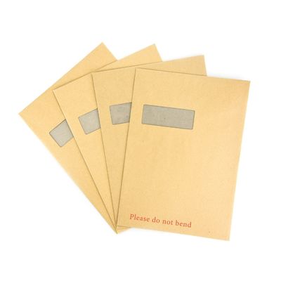 Продвижение Серое картонные конверты с пользовательским логотипом и Kraft Paper безопасная доставка