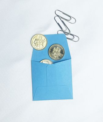 Небольшие квадратные конверты для монет цветные бумажные конверты для денег для монет и семян 2 x 2 дюйма