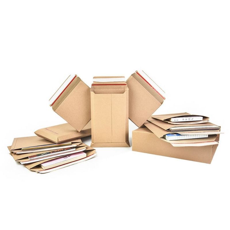 Brown E Flute Corrugated Board 3-слойный почтовый ящик для доставки